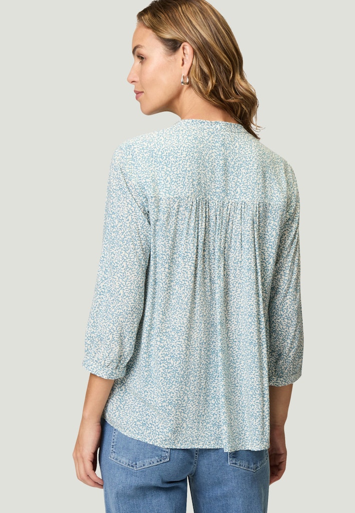 Zero Damen Blusen Creamblue