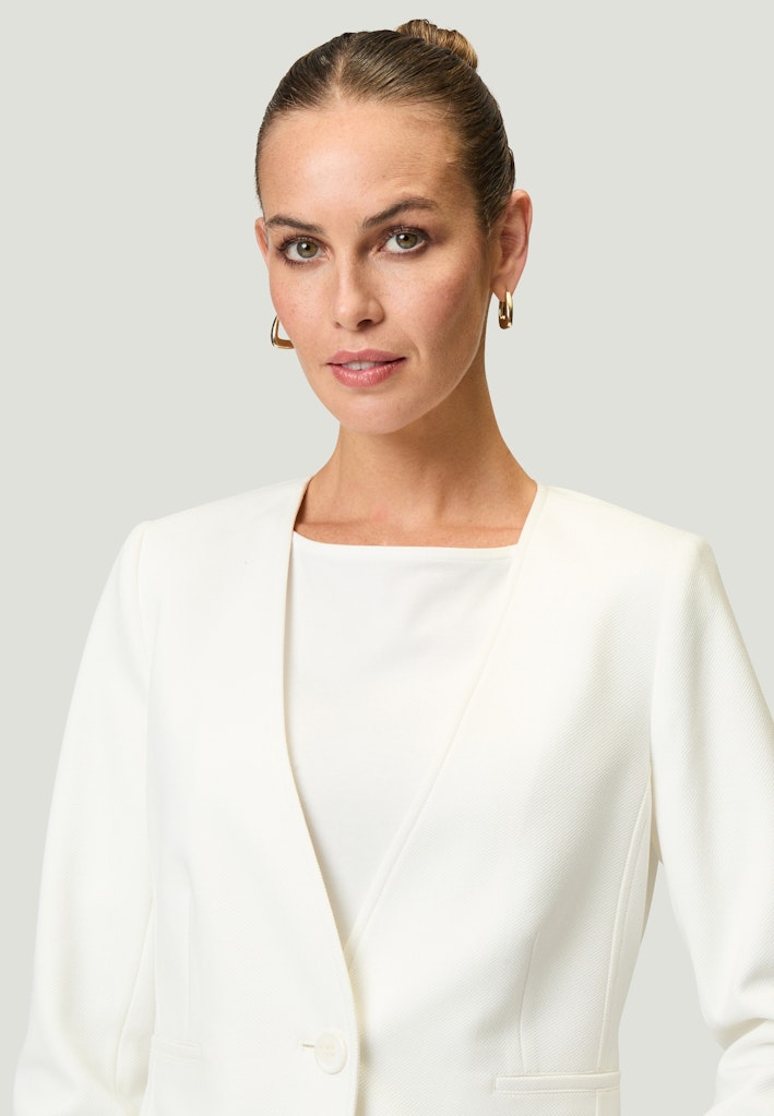 Zero Damen Blazer Offwhite