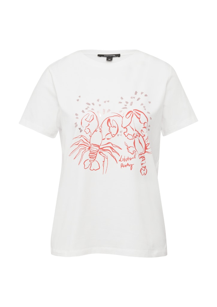 Comma Damen T-Shirts White