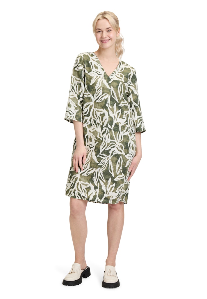 Cartoon Damen Kleider Cream/Green