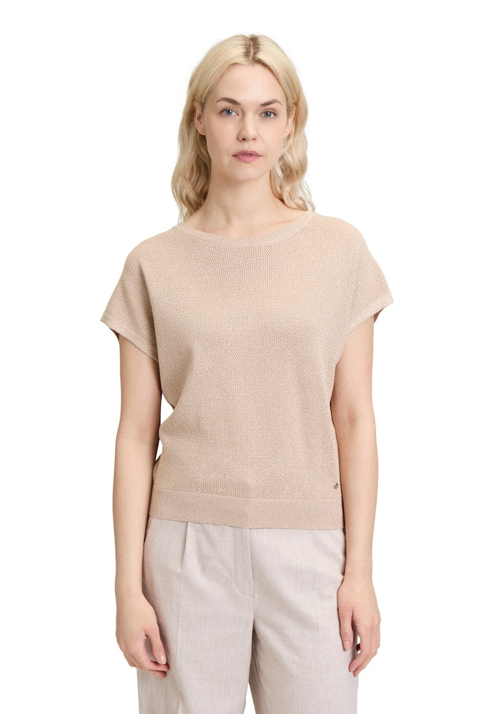 Betty & Co Damen Pullover Light Taupe