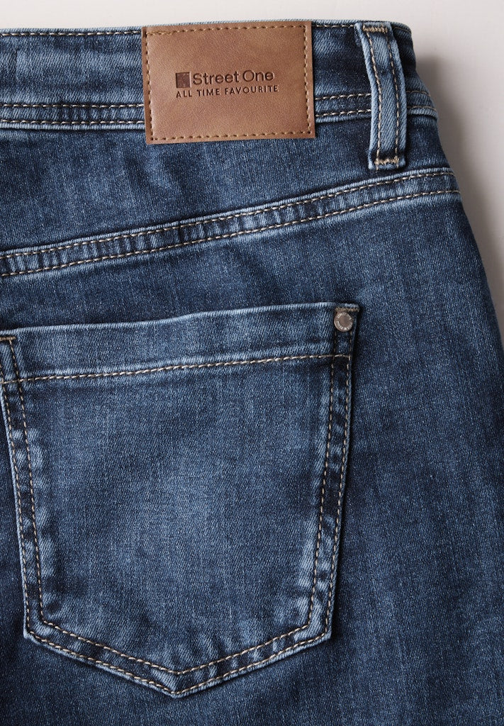 Street One Damen Hosen Dark Blue