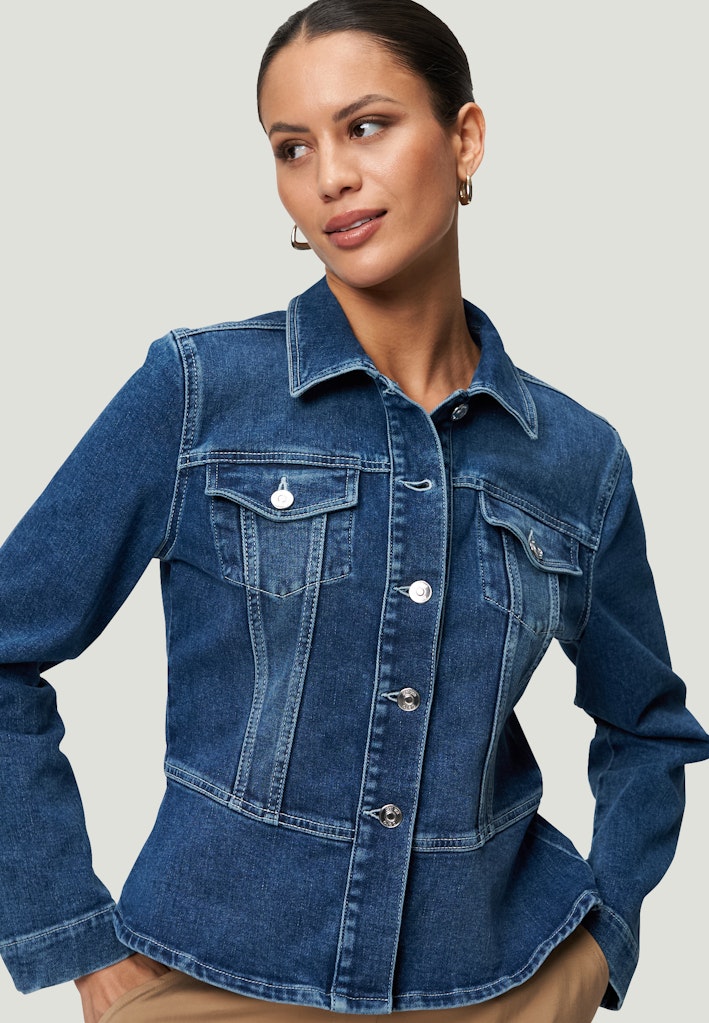 Zero Damen Blazer Blue Denim