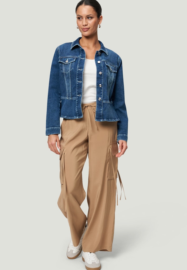 Zero Damen Blazer Blue Denim