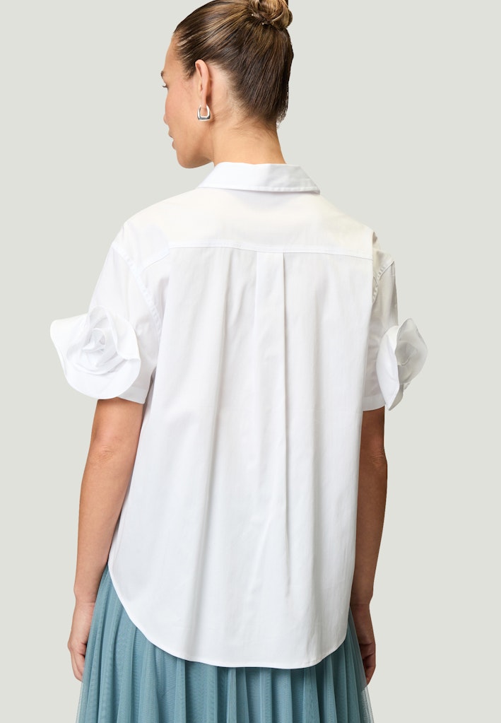 Zero Damen Blusen Brilliant White
