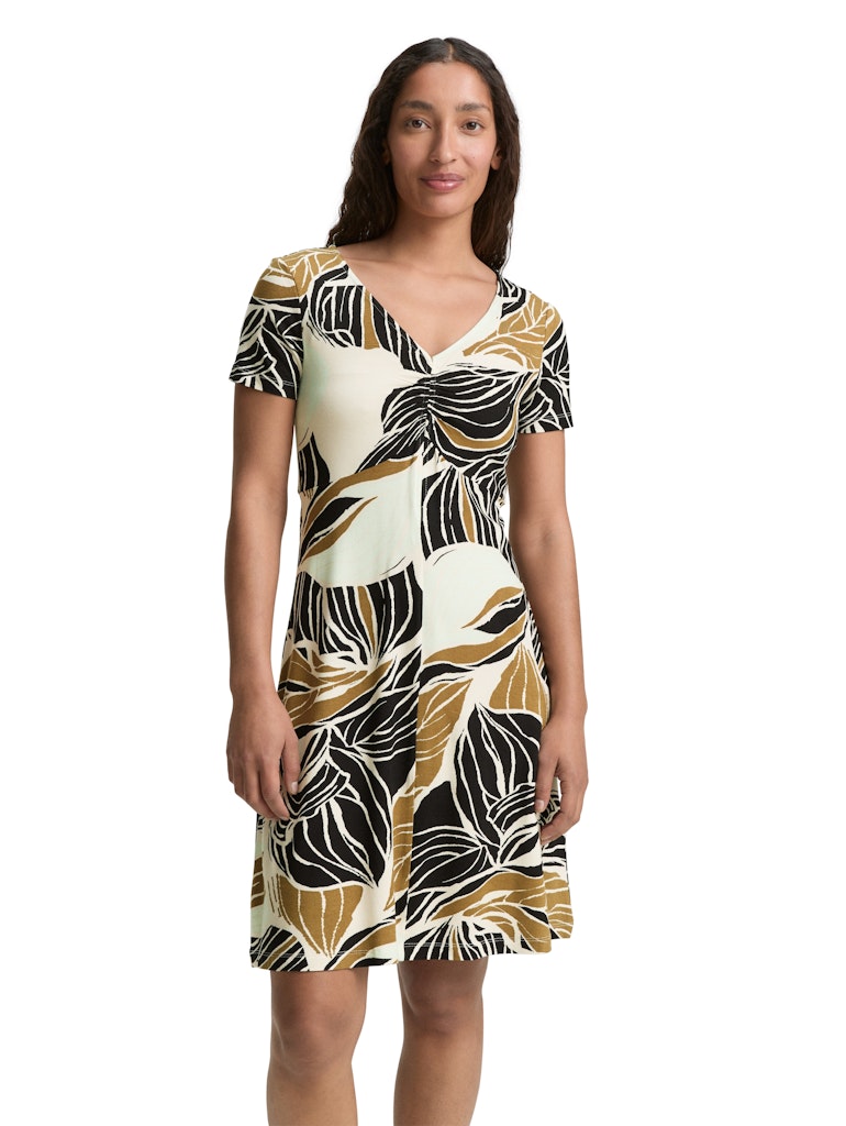 Tom Tailor Damen Kleider Neutral Cut Lea