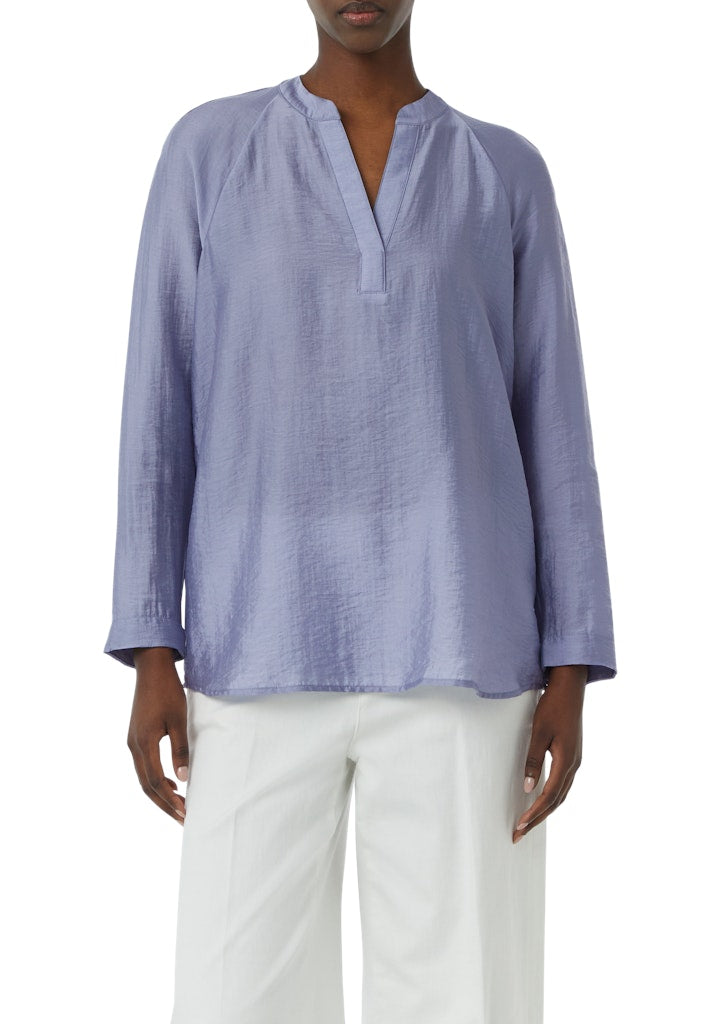 Comma CI Damen Blusen Blue