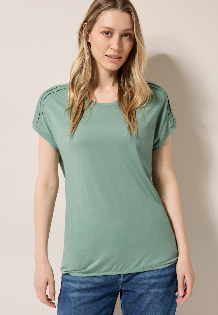 Cecil Damen T-Shirts Matcha Gr