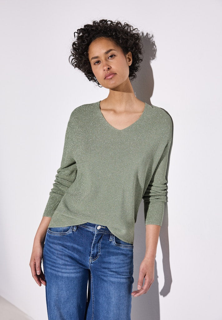 Street One Damen Pullover Dusty Mil