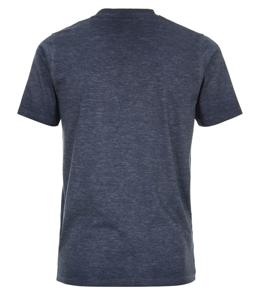 Casa Moda Herren T-Shirts kurz Blau