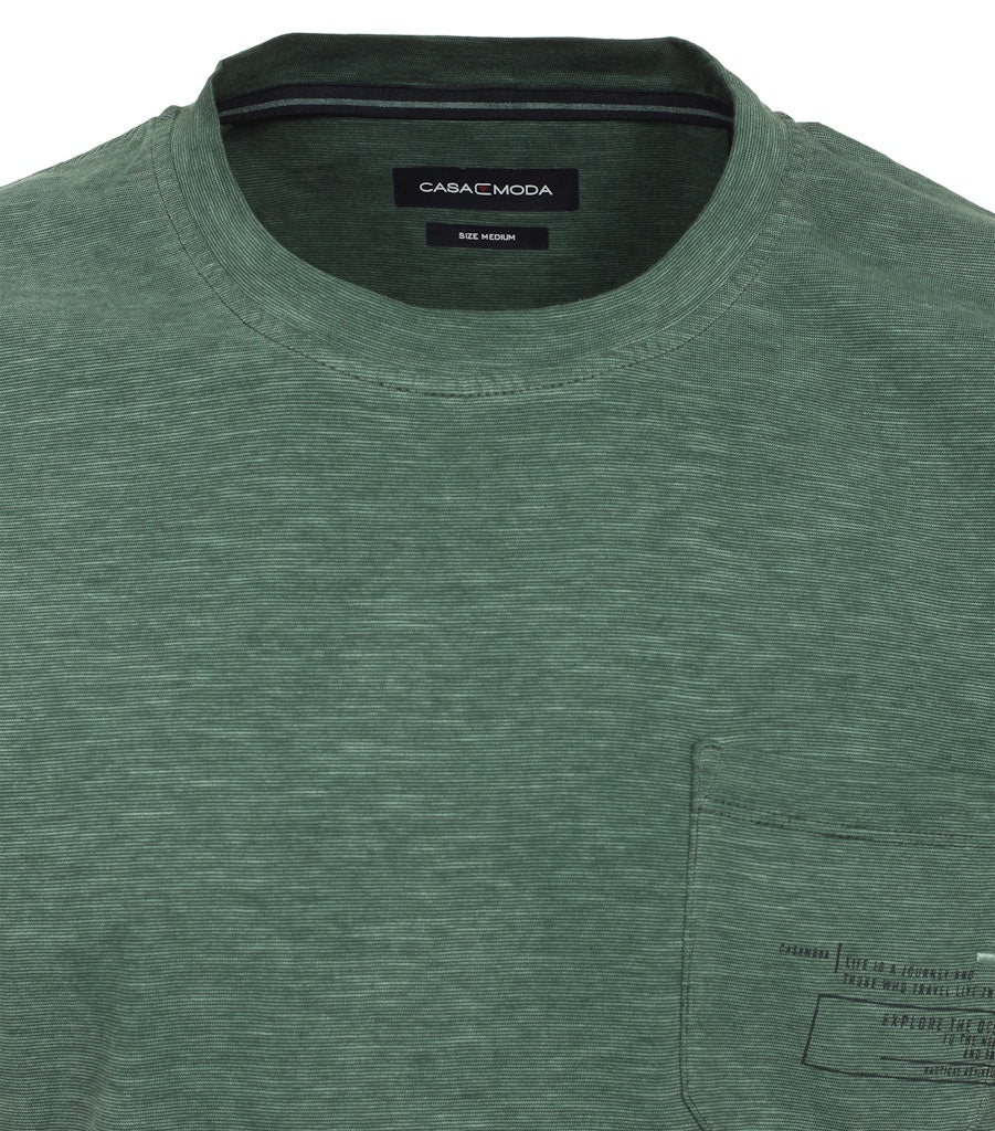 Casa Moda Herren T-Shirts kurz Tuerkis