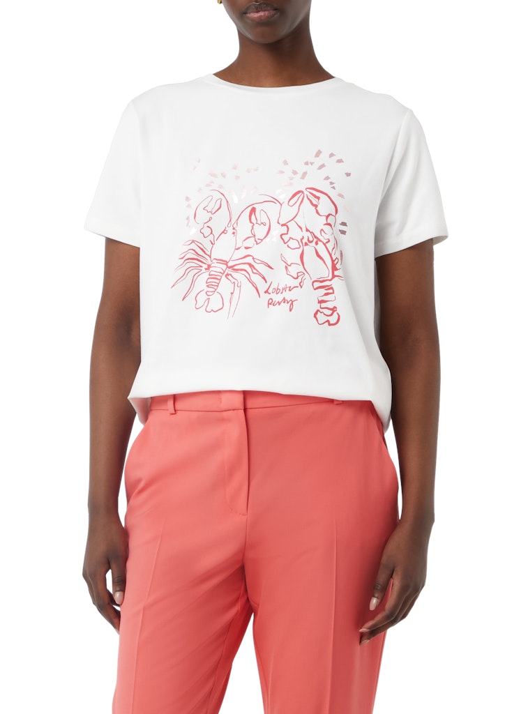 Comma Damen T-Shirts White