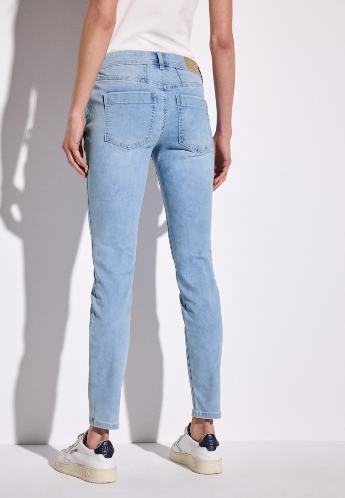 Street One Damen Hosen Light Blu