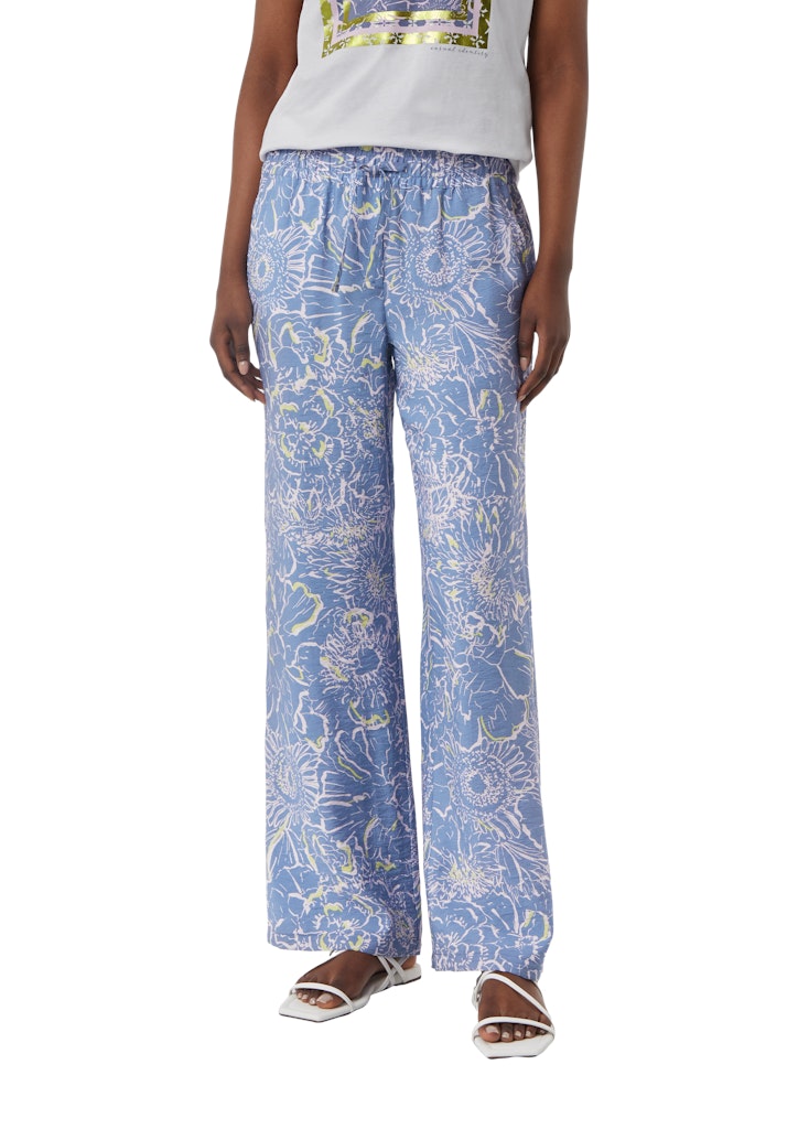 Comma CI Damen Hosen A Blue