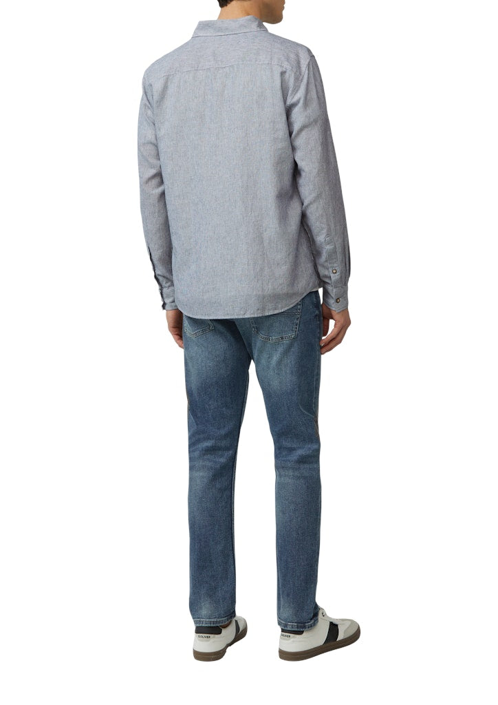S. Oliver red Herren Hemden lang Blue