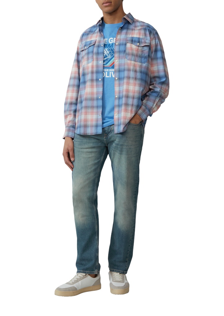 S. Oliver red Herren Hemden lang Blue