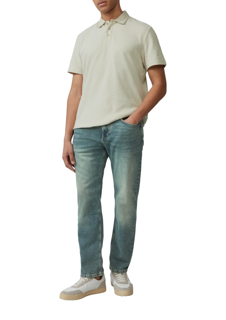 S. Oliver red Herren Polo-Shirts White