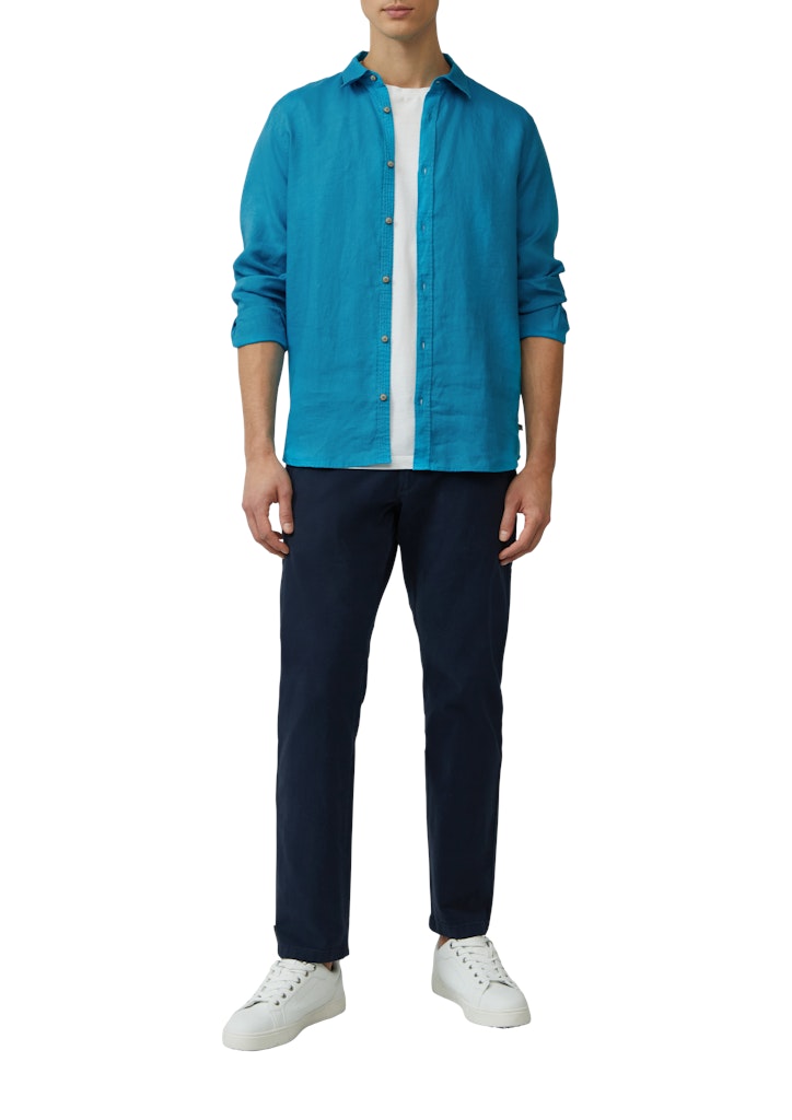 S. Oliver red Herren Hemden lang Blue Green