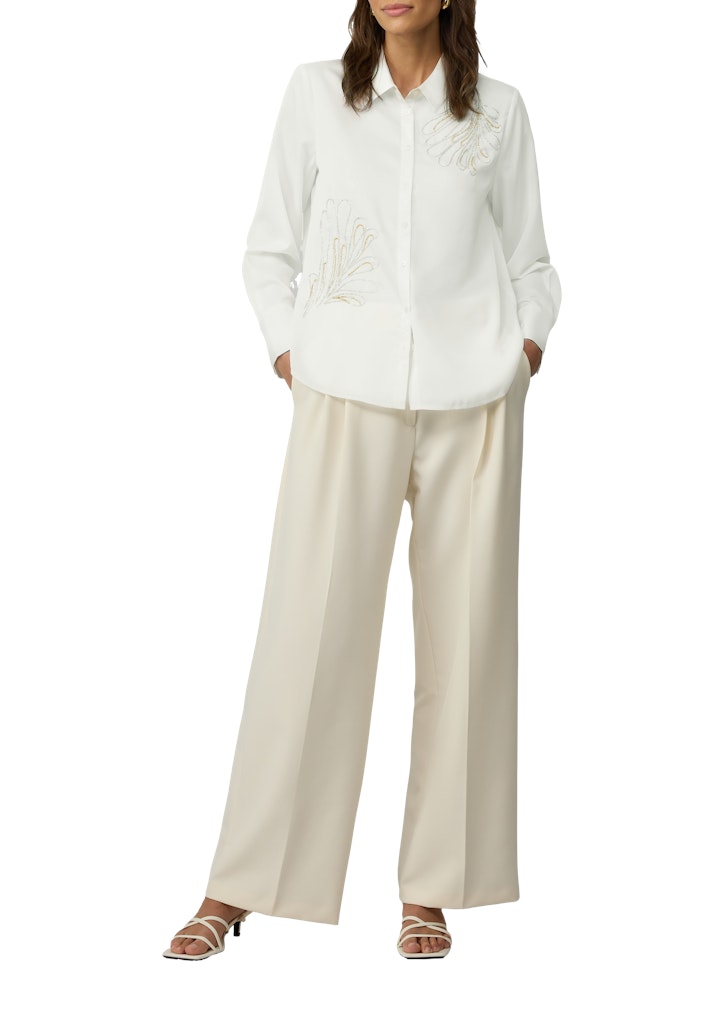 S. Oliver black Damen Blusen White