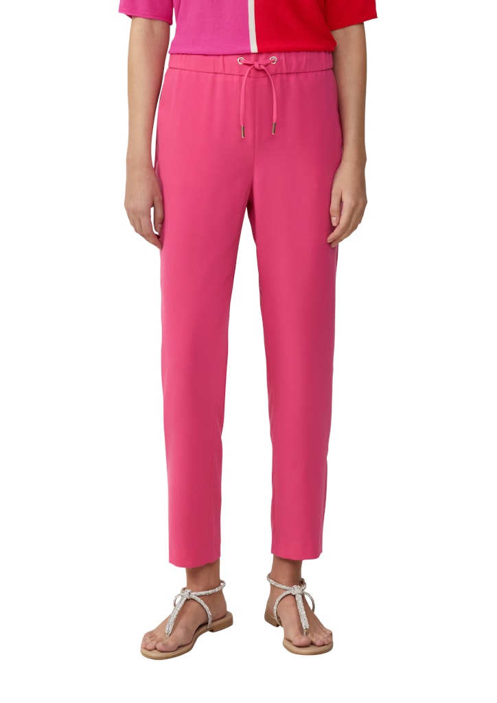 S. Oliver black Damen Hosen Lilac/Pink