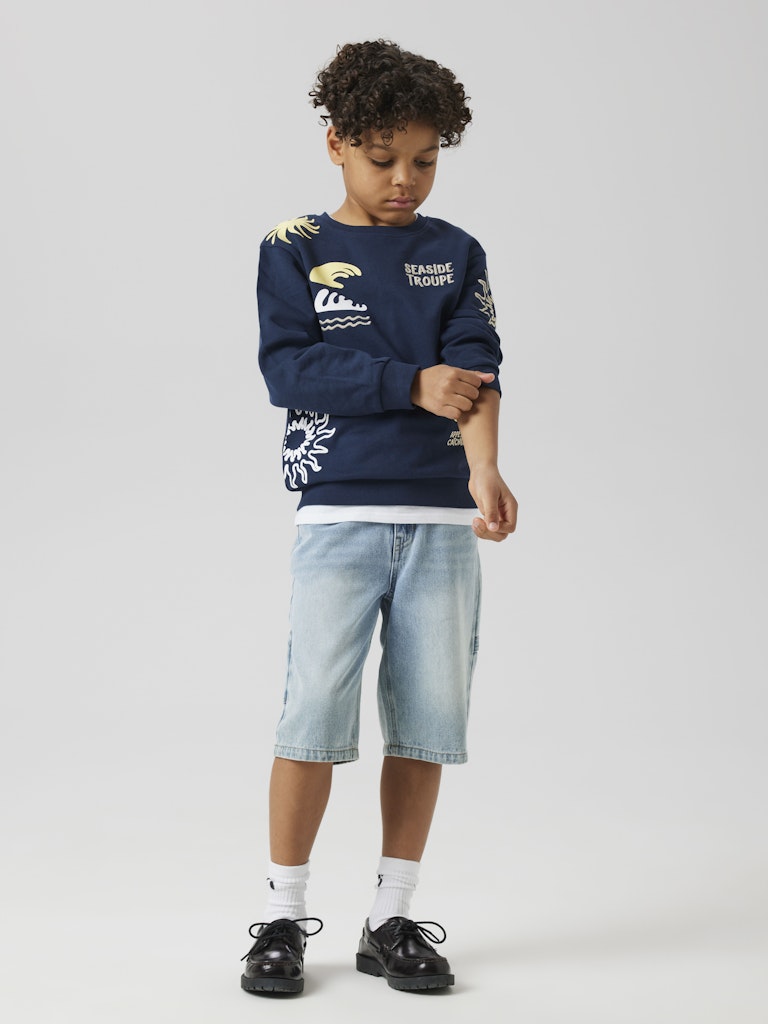 Name it Jungen Hosen & Shorts Light Blue Deni