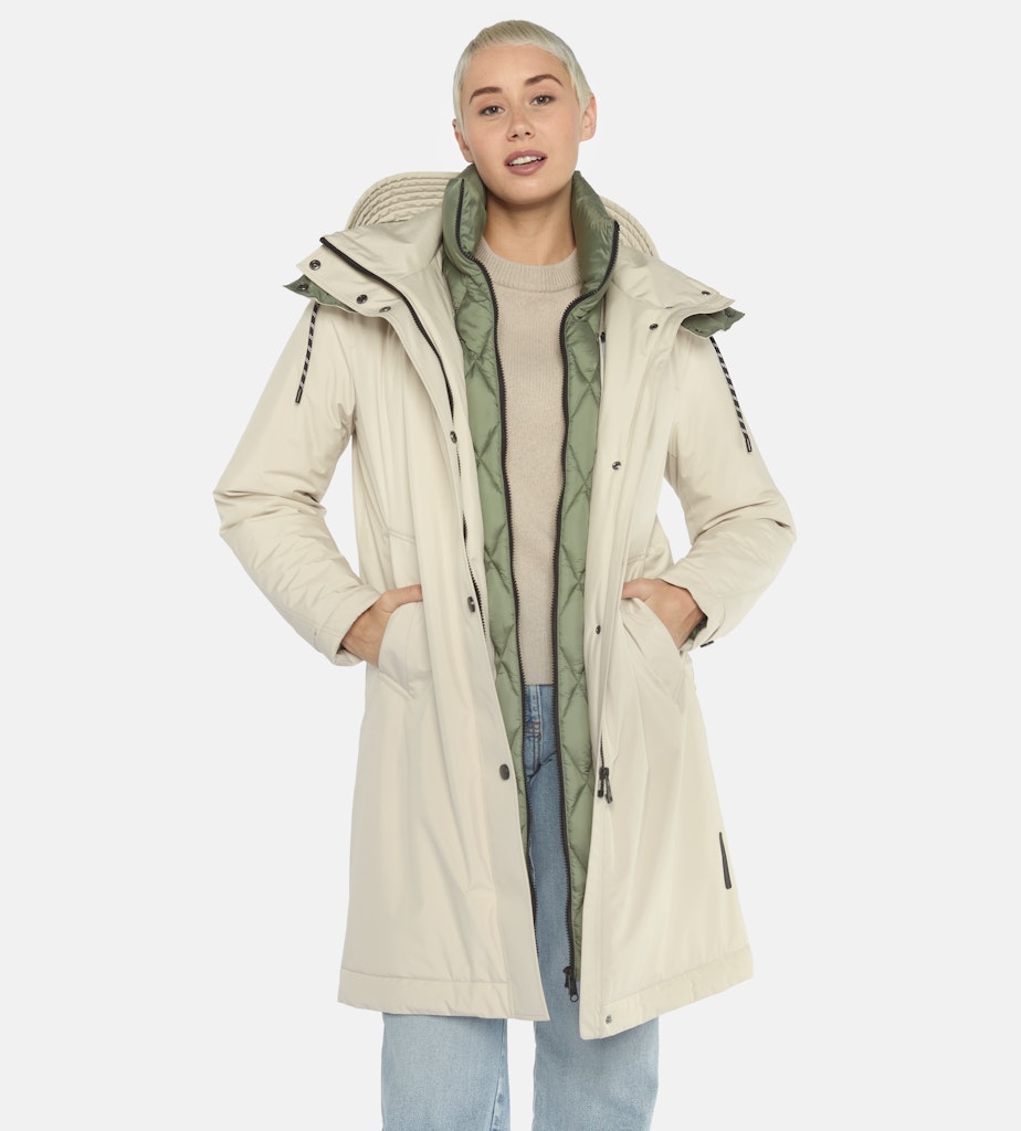 Fuchs & Schmitt Damen Mäntel Beige/Kitt