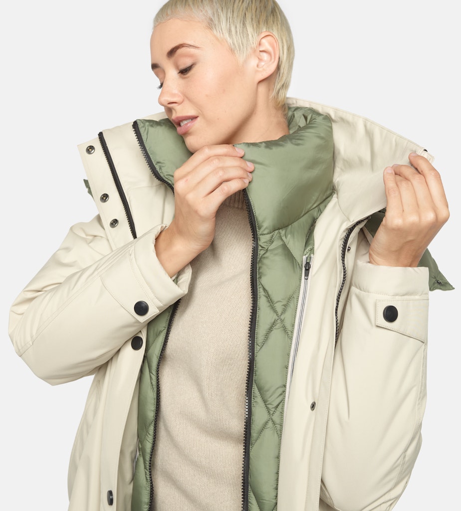Fuchs & Schmitt Damen Mäntel Beige/Kitt