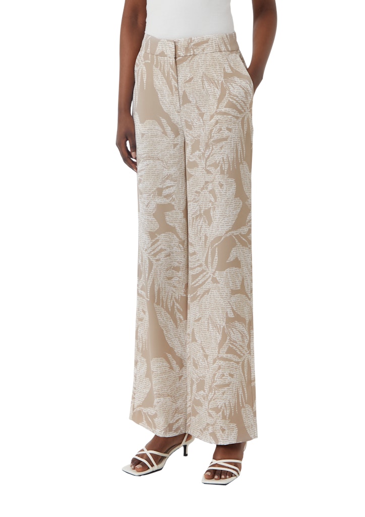 Comma Damen Hosen Brown