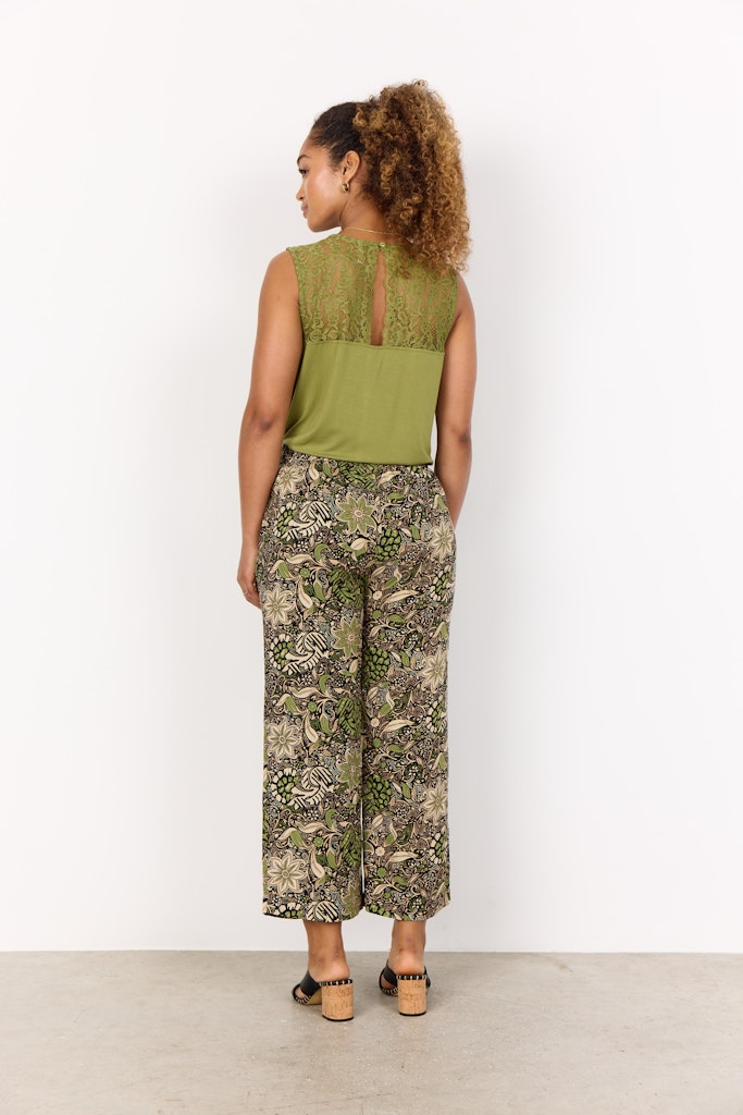 Soya Concept Damen Hosen Calliste Green