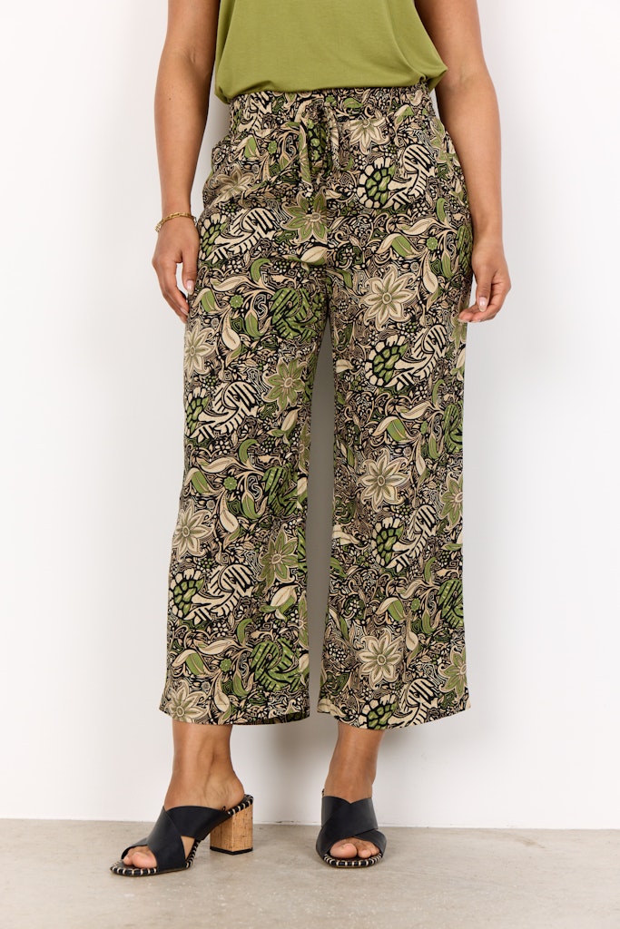 Soya Concept Damen Hosen Calliste Green