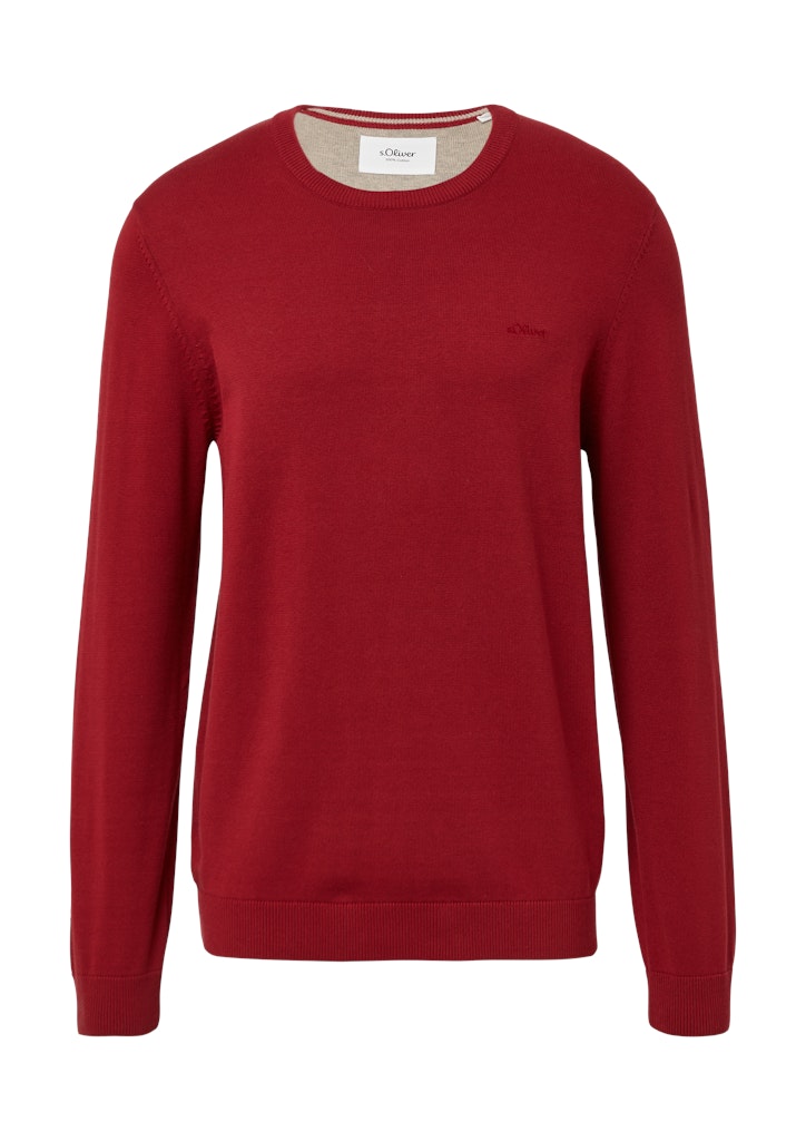 S. Oliver red Herren Pullover Red