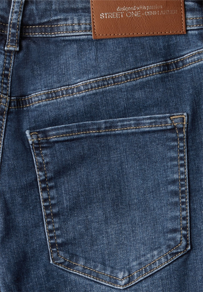Street One Damen Hosen Dark Blue