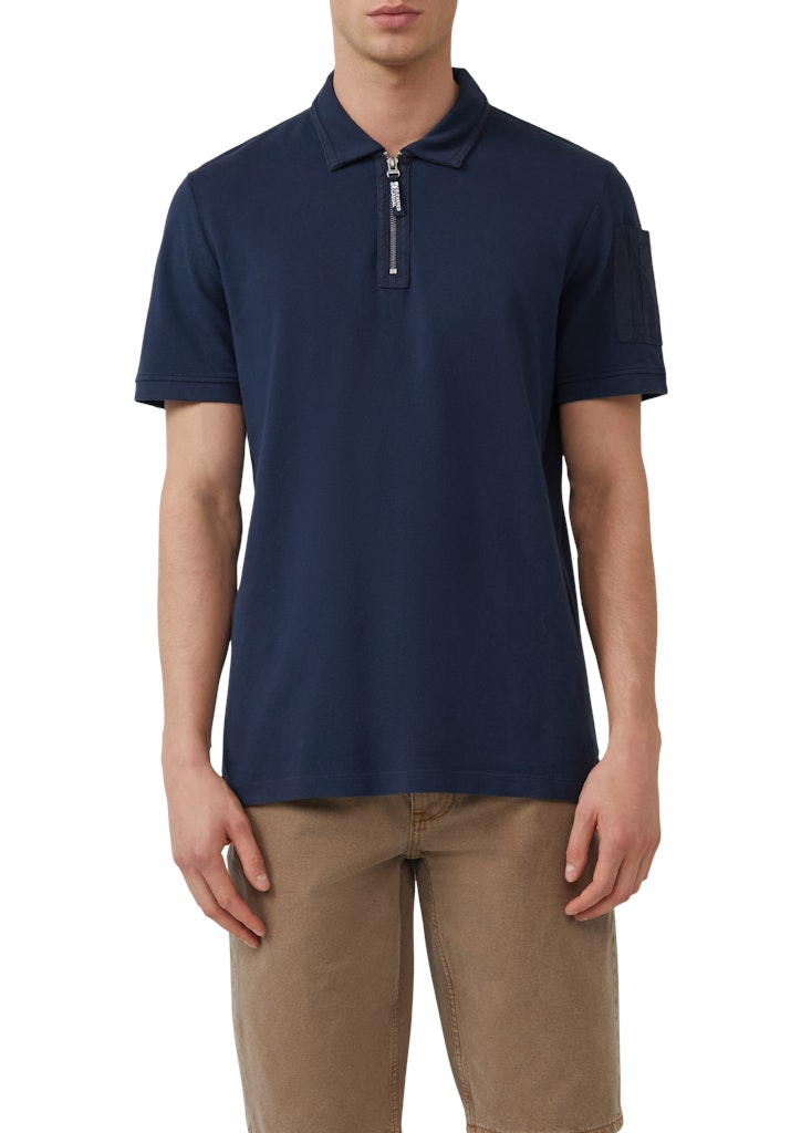 S. Oliver red Herren Polo-Shirts Blue