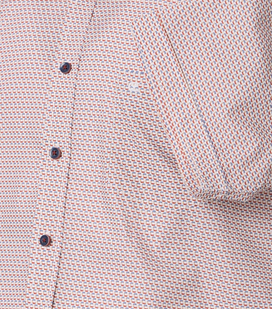 Casa Moda Herren Hemden kurz Rot