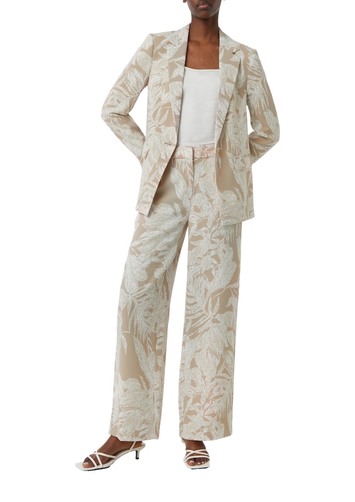Comma Damen Hosen Brown