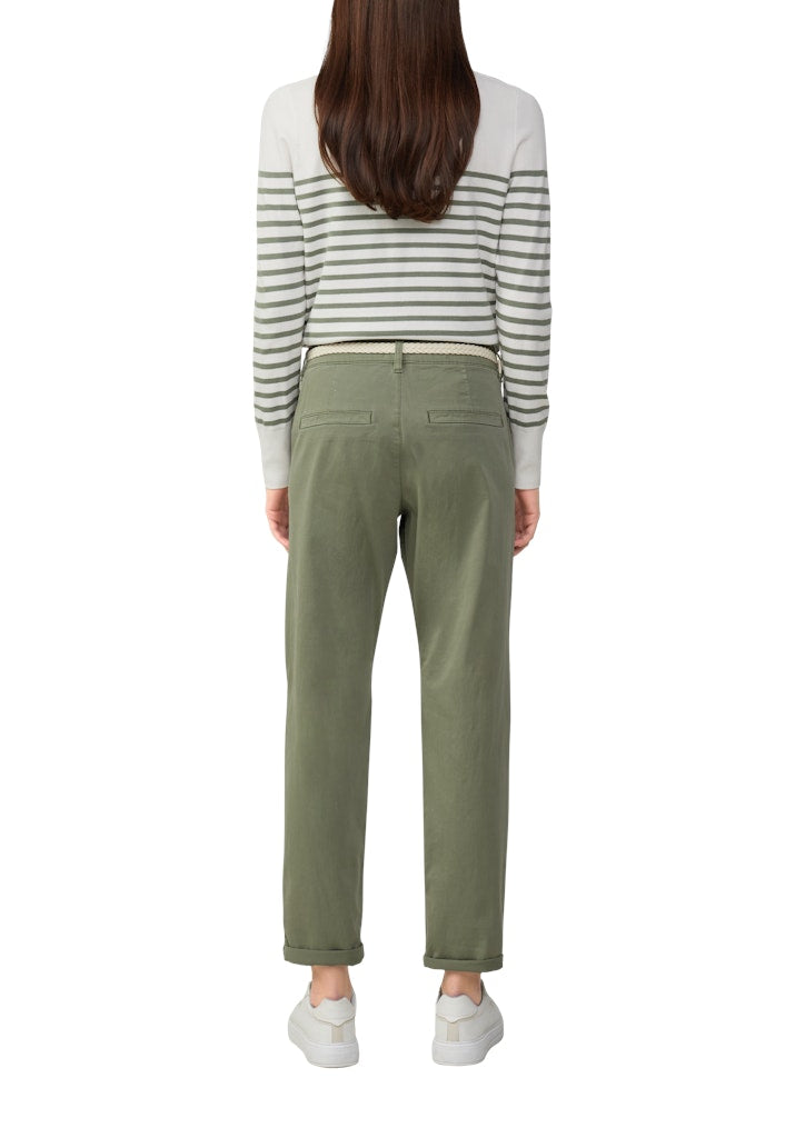 S. Oliver red Damen Hosen Green