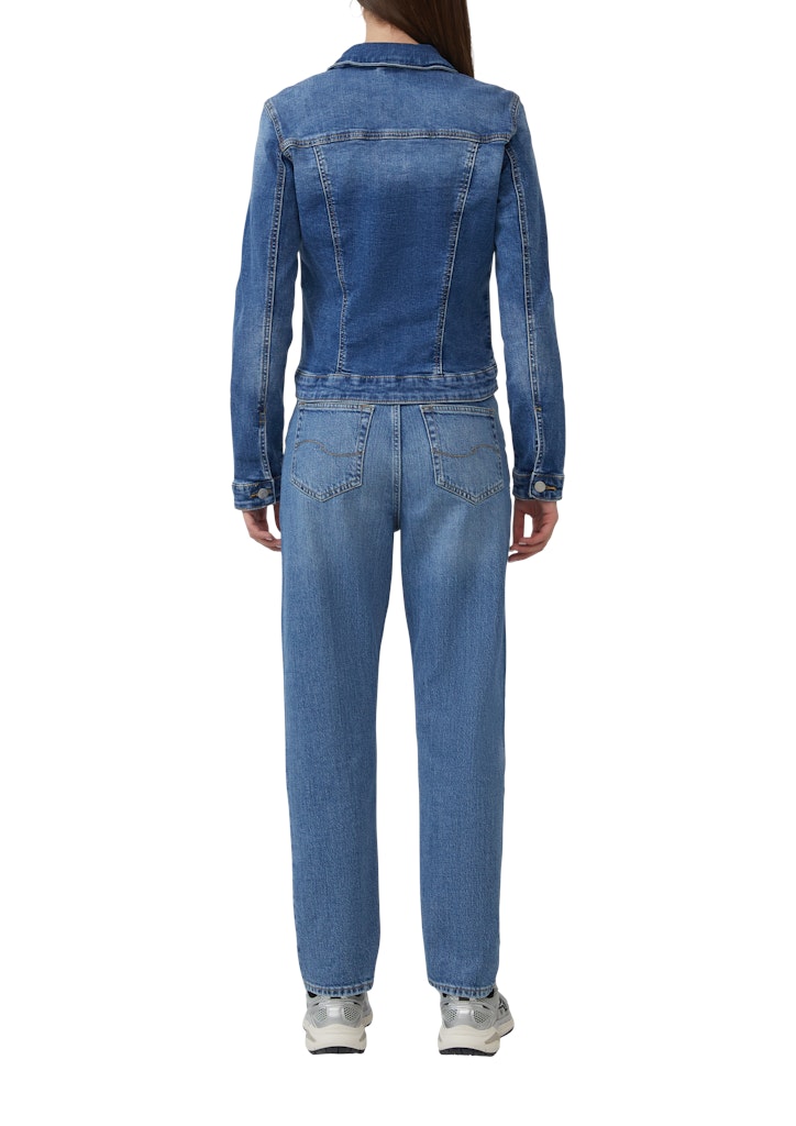 QS by S.Oliver Damen T-Shirts Blue