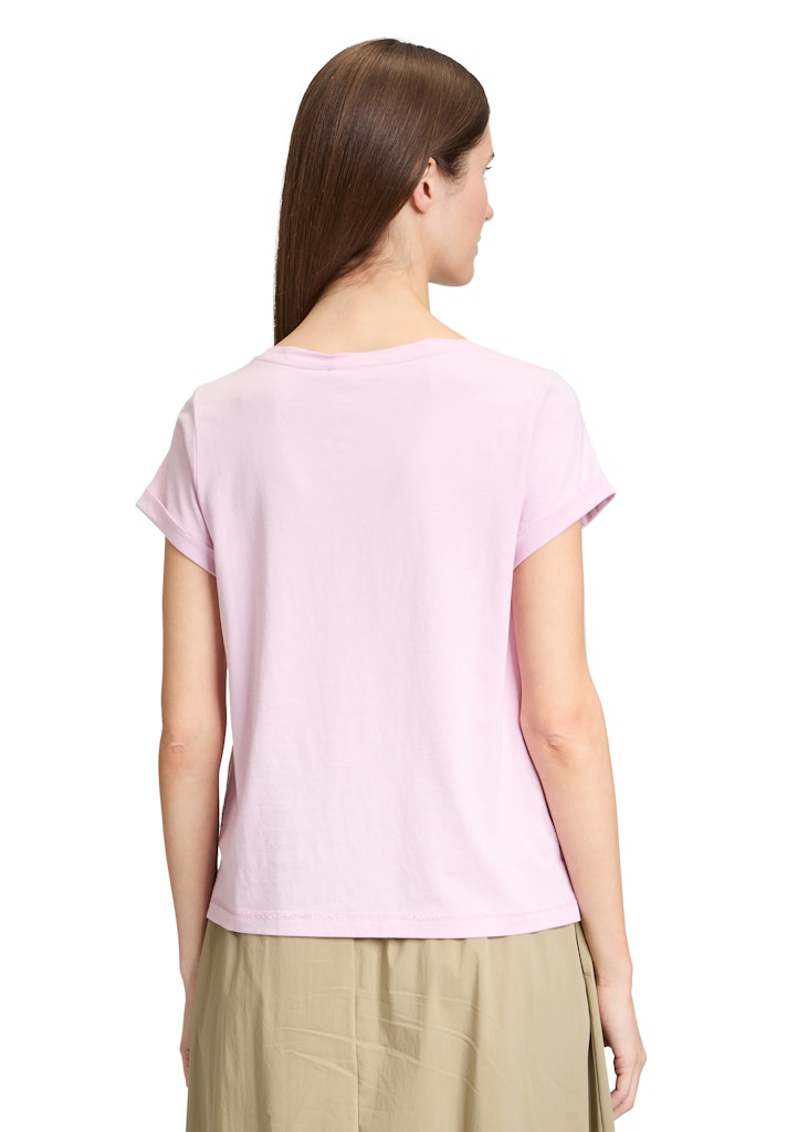 Cartoon Damen T-Shirts Patch Pink/Purp