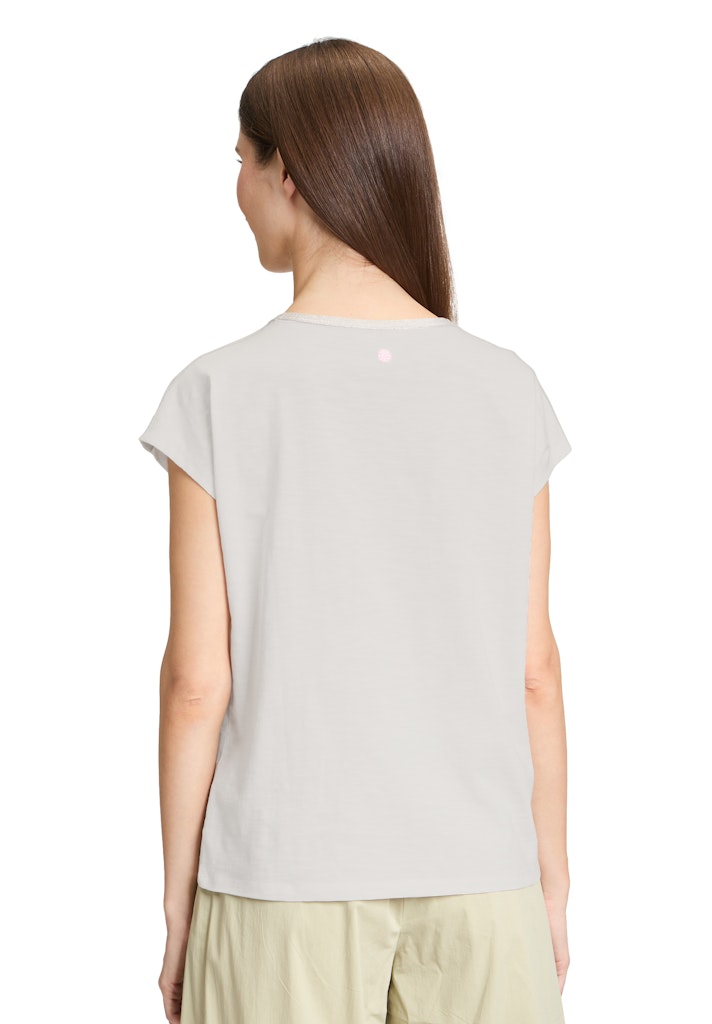 Cartoon Damen T-Shirts Patch Cream/Ros
