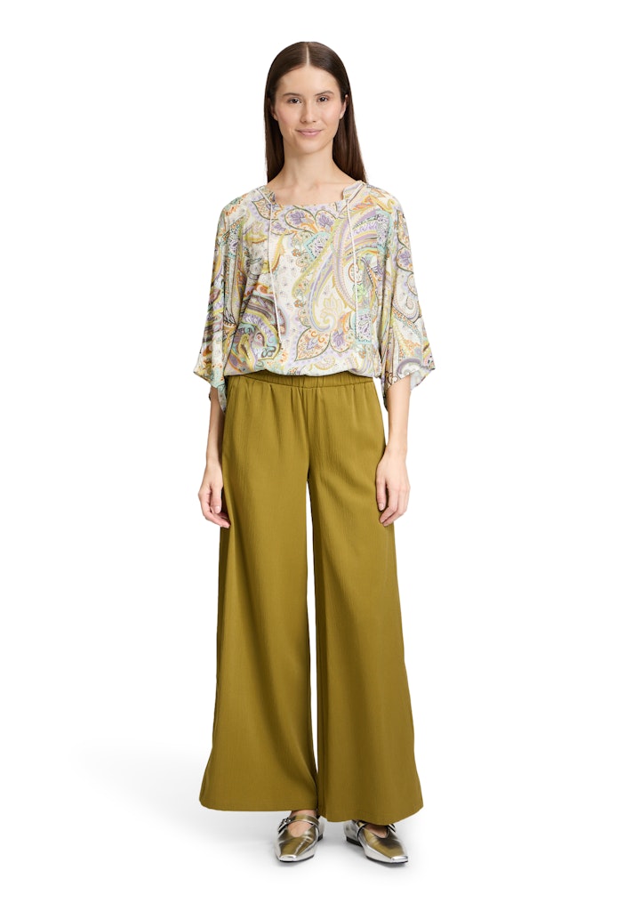 Cartoon Damen Blusen Green/Purple