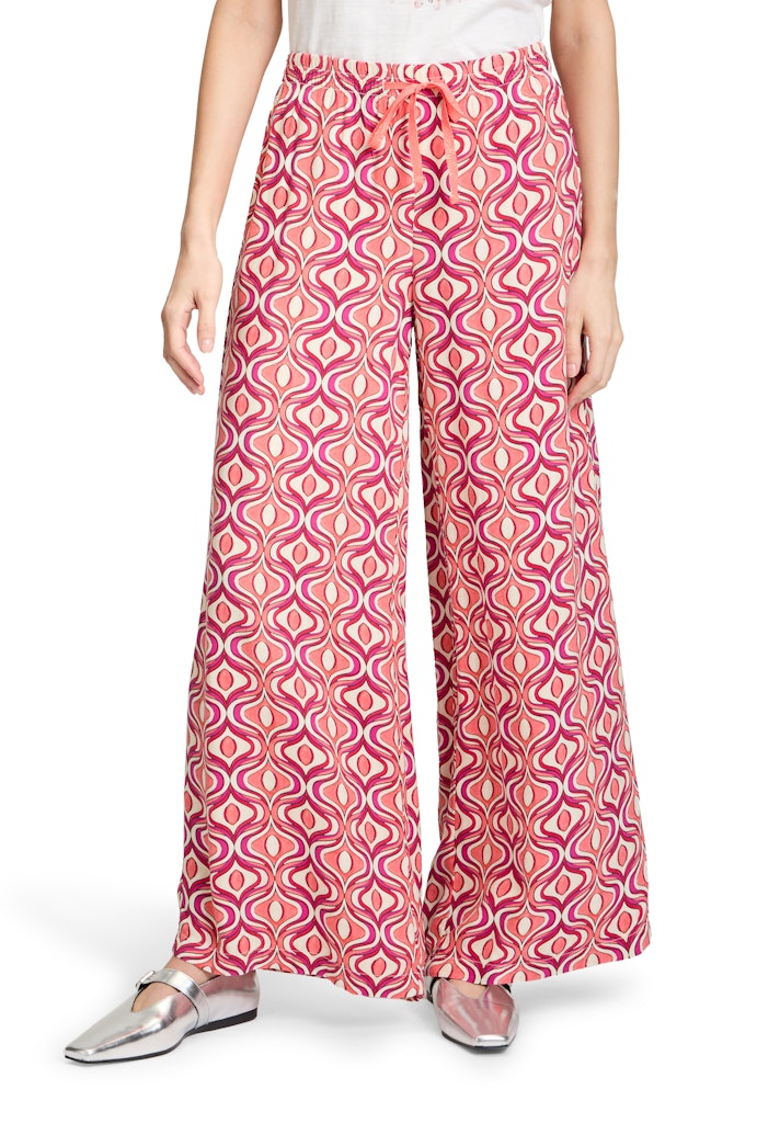 Cartoon Damen Hosen Pink/Apricot