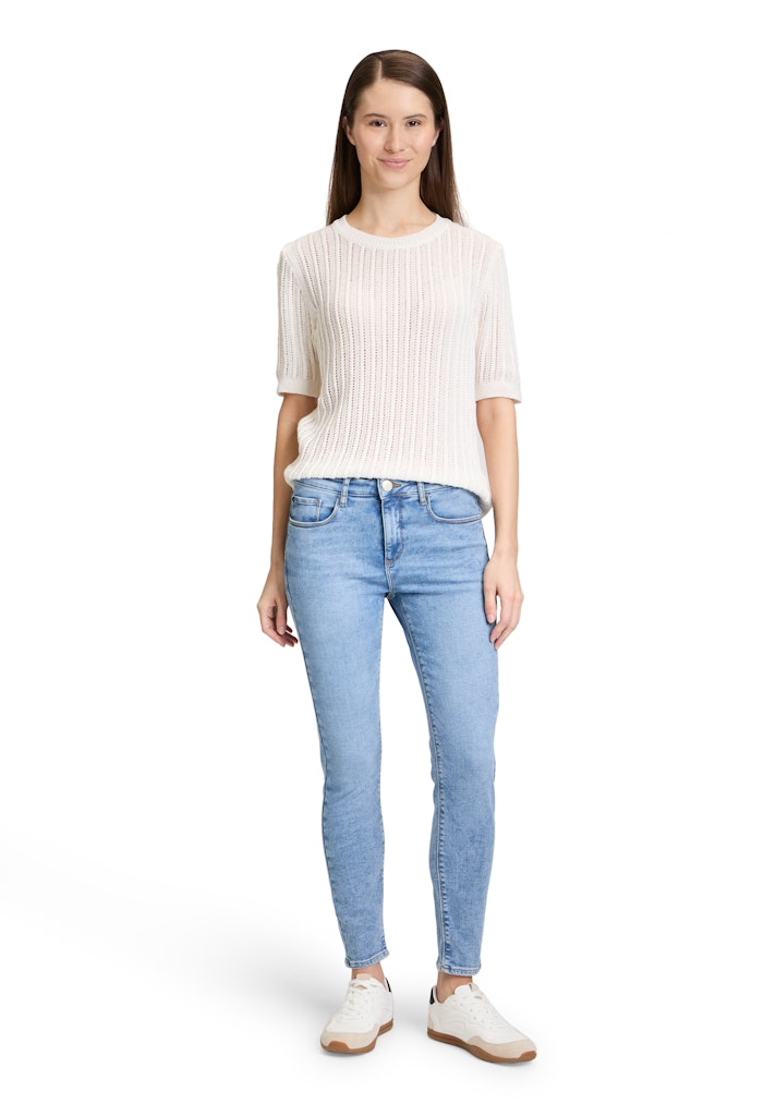 Betty & Co Damen Hosen Light Blue Deni