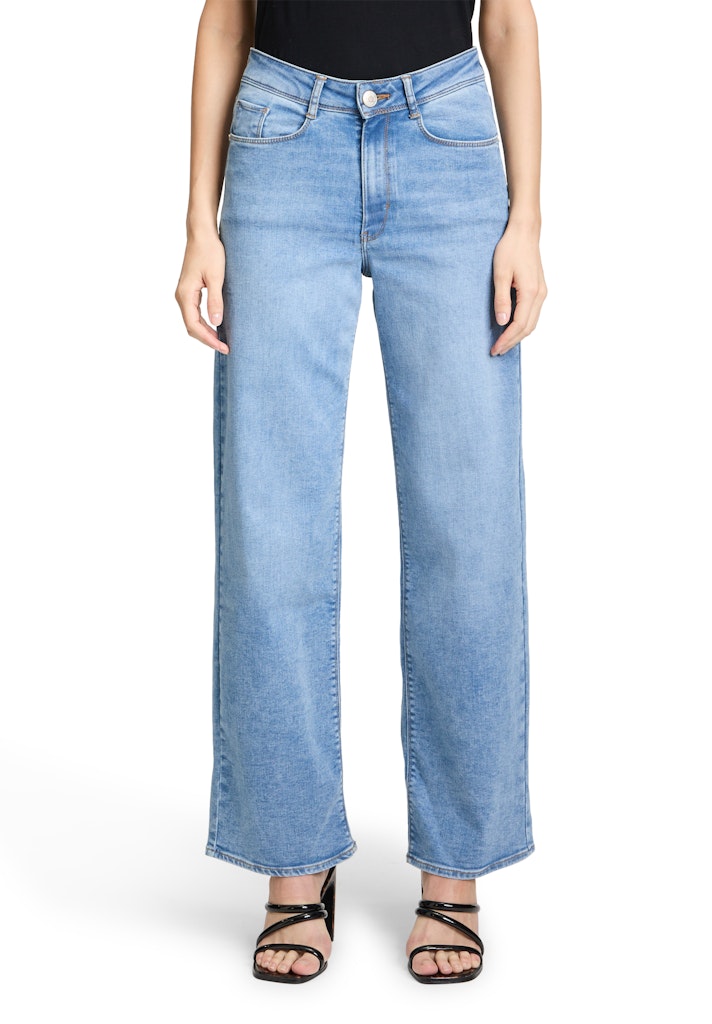 Betty & Co Damen Hosen Light Blue Deni