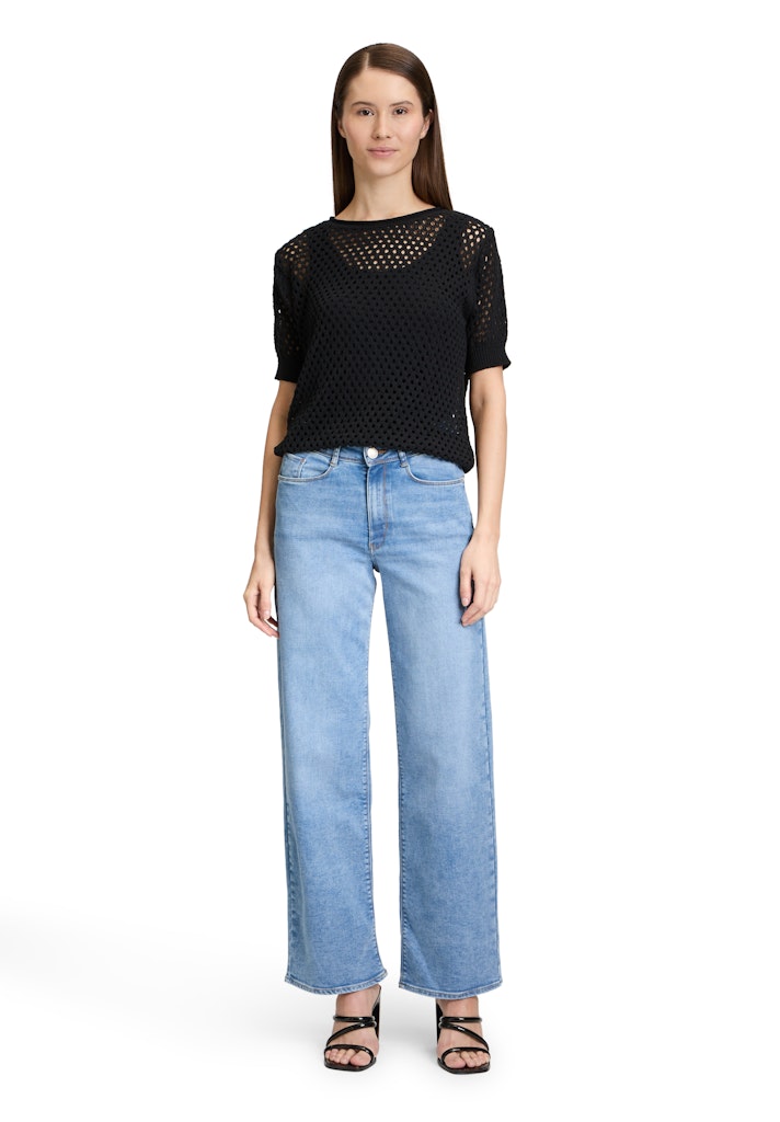 Betty & Co Damen Hosen Light Blue Deni