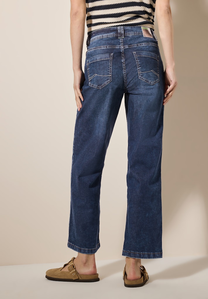 Cecil Damen Hosen Mid Blue
