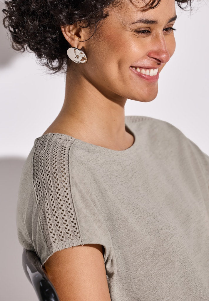 Street One Damen T-Shirts Moonstone