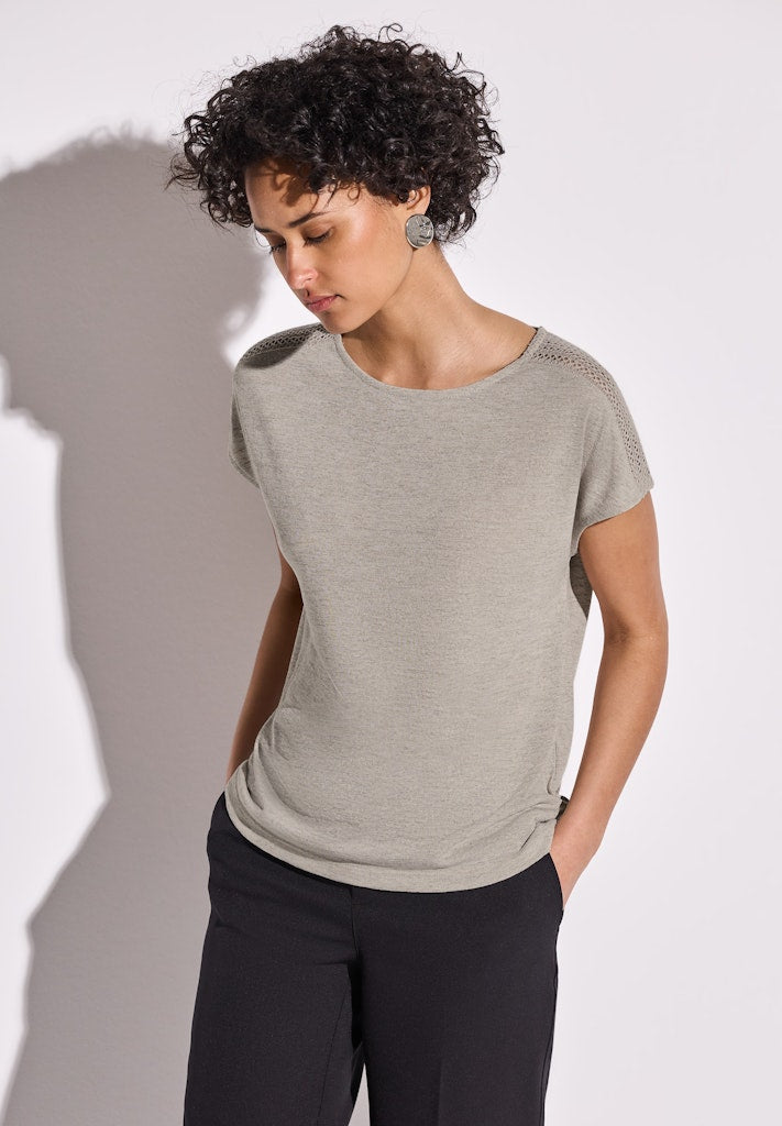 Street One Damen T-Shirts Moonstone