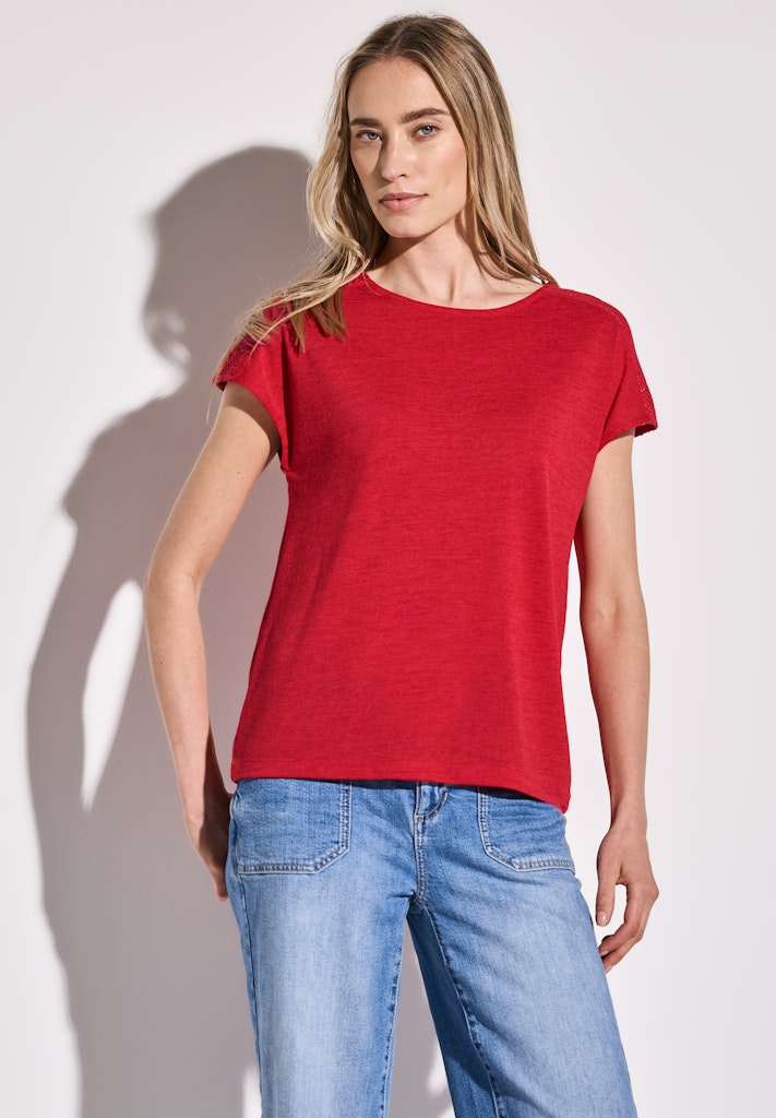 Street One Damen T-Shirts Glory Red
