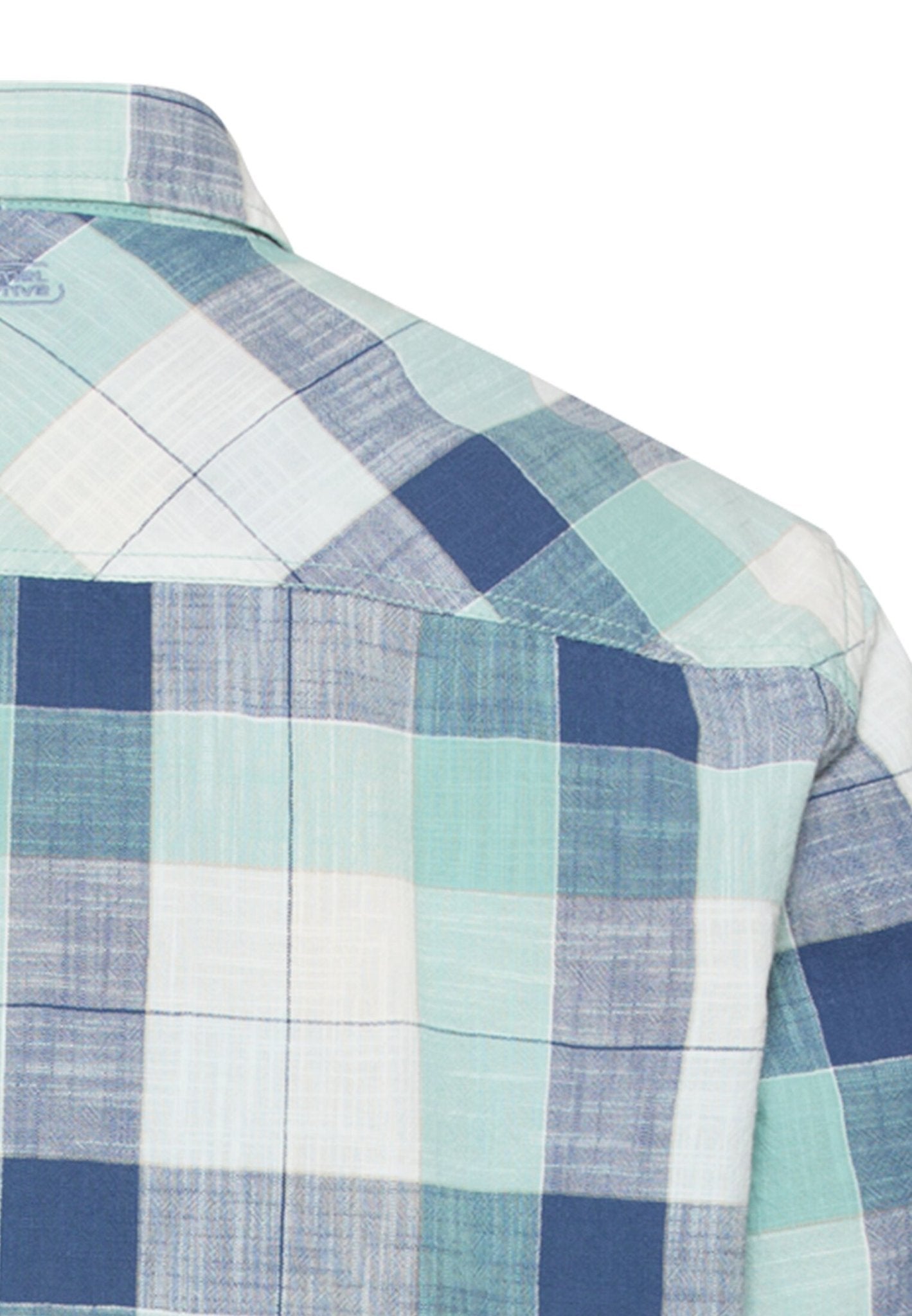 Camel active Herren Hemden kurz Airy Blue