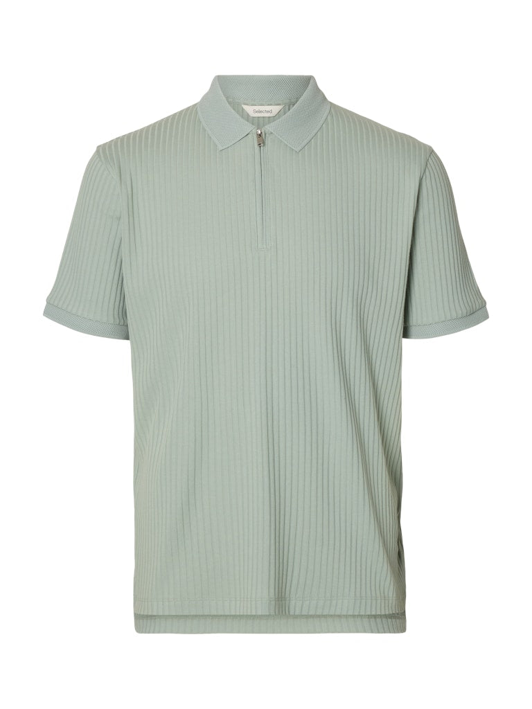 Selected homme Herren Polo-Shirts Aqua Gra